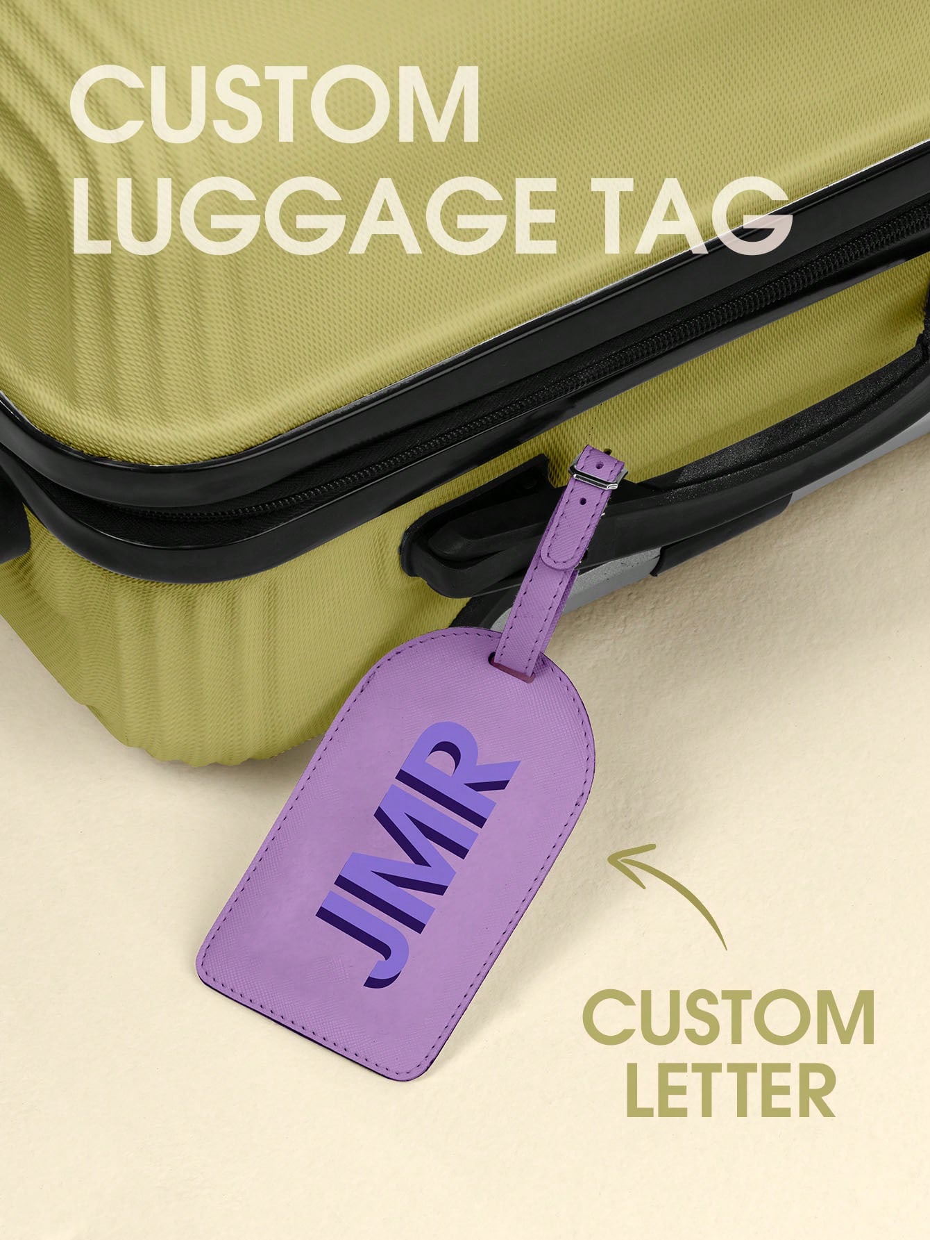 Travel Accessories And Bags - Kişiselleştirilmiş Baş Harfli Bagaj Etiketi Özel