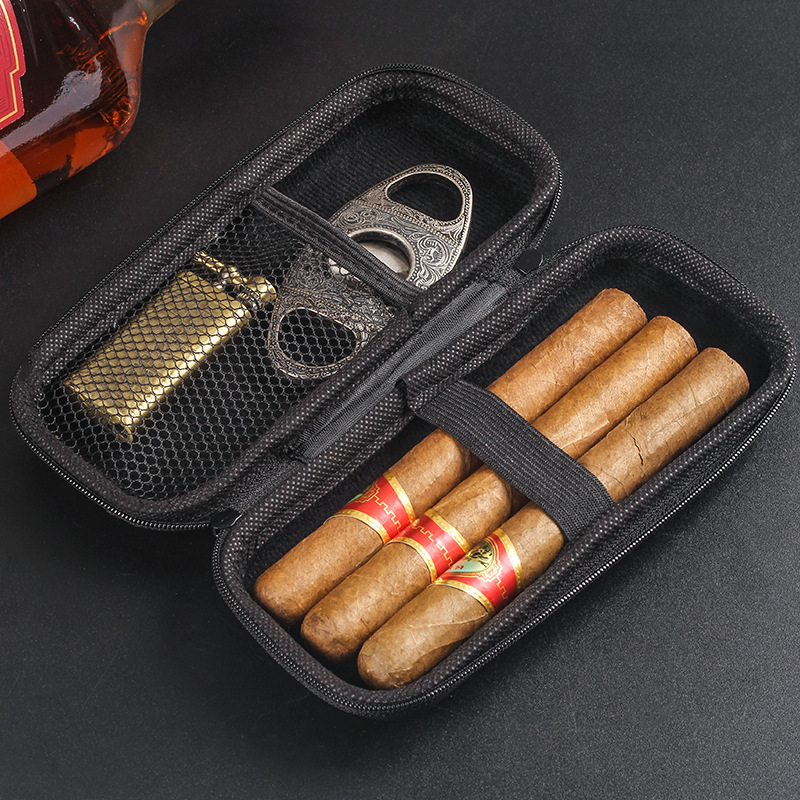 Travel Accessories And Bags - 1 adet Taşınabilir Puro Seyahat Kutusu