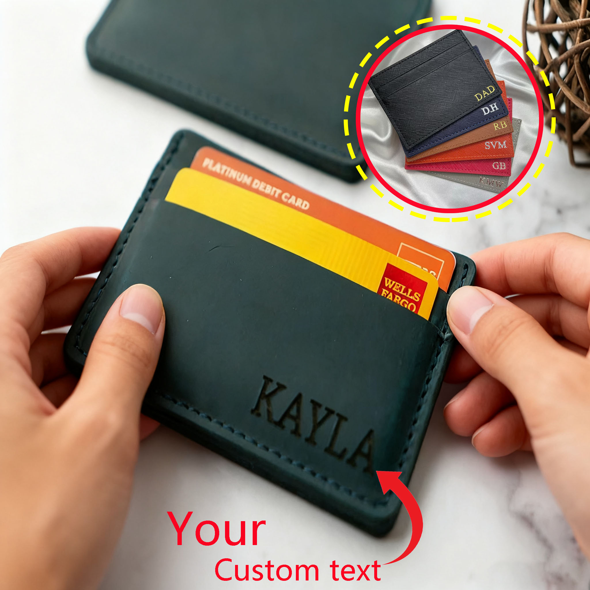 Travel Wallet Slim - Özel Üst Düzey Deri Kimlik Kartı