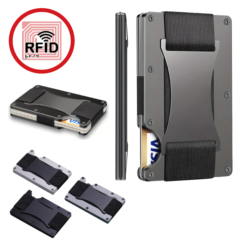 Travel Wallet Slim - Yeni İnce Moda RFID Koruma Kart