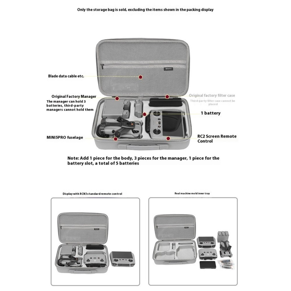 DJI MINI 5 PRO Fly Seti için T - Xbox Travel Accessories incelemesi ve fiyatı