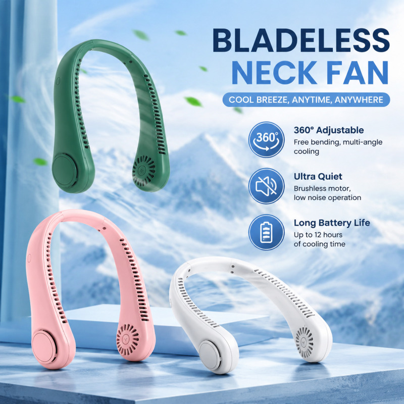 2026 Yeni Kanatsız Boyun Fanı  - Travel Accessories Electronics incelemesi ve fiyatı