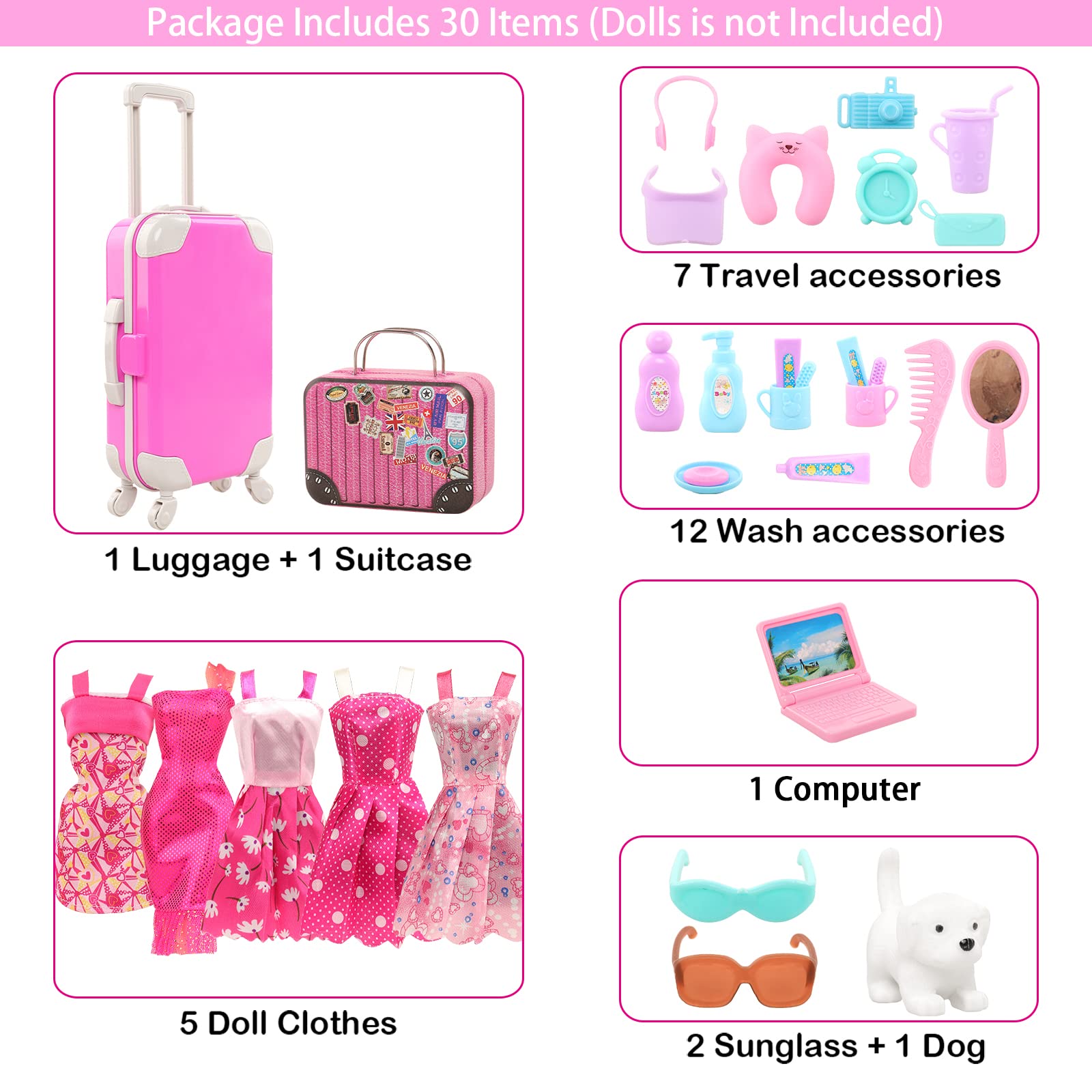 BARWA 30 adet 11.5 lnch seyaha - Travel Accessories Kids incelemesi ve fiyatı