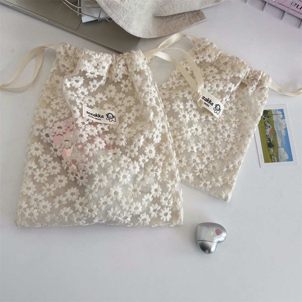 Dantel işlemeli papatya desenl - Travel Accessories And Bags incelemesi ve fiyatı